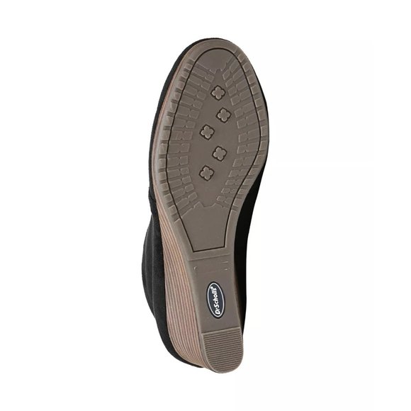 Dr. Scholl's Women's Dakota Wedge Booties Black Microsuede Size 11M NIB - Picture 5 of 6